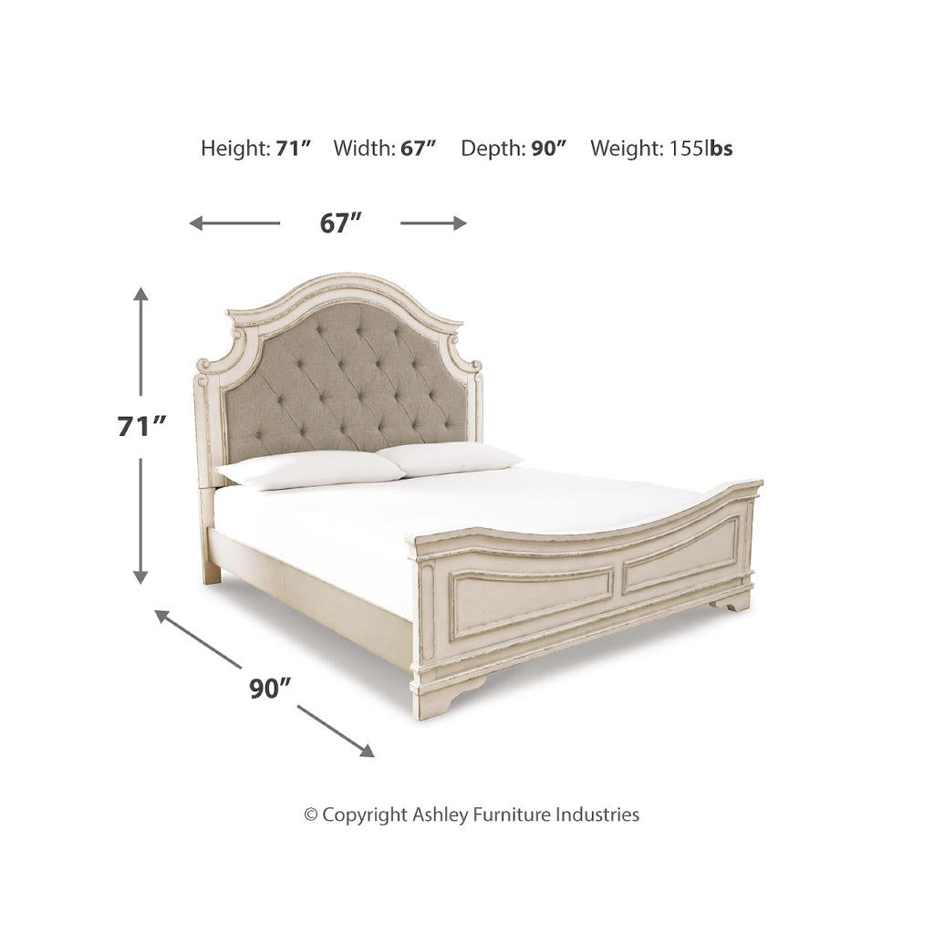 Realyn Queen Panel Bed, Dresser, Mirror and Chest Signature Design by Ashley® Uncategorized