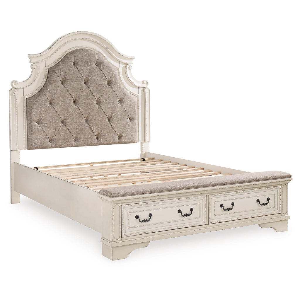 Realyn Queen Upholstery Panel Bed, Dresser, Mirror and Nightstand Signature Design by Ashley® Uncategorized