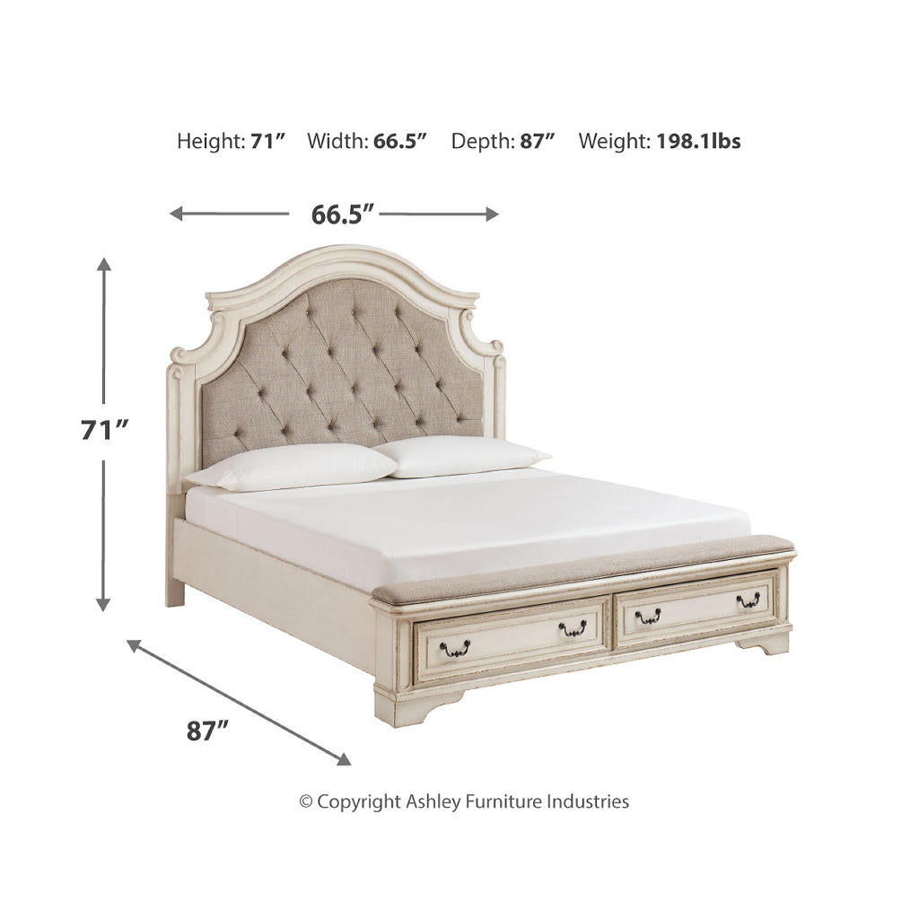Realyn Queen Panel Bed, Dresser, Mirror and 2 Nightstands Signature Design by Ashley® Uncategorized