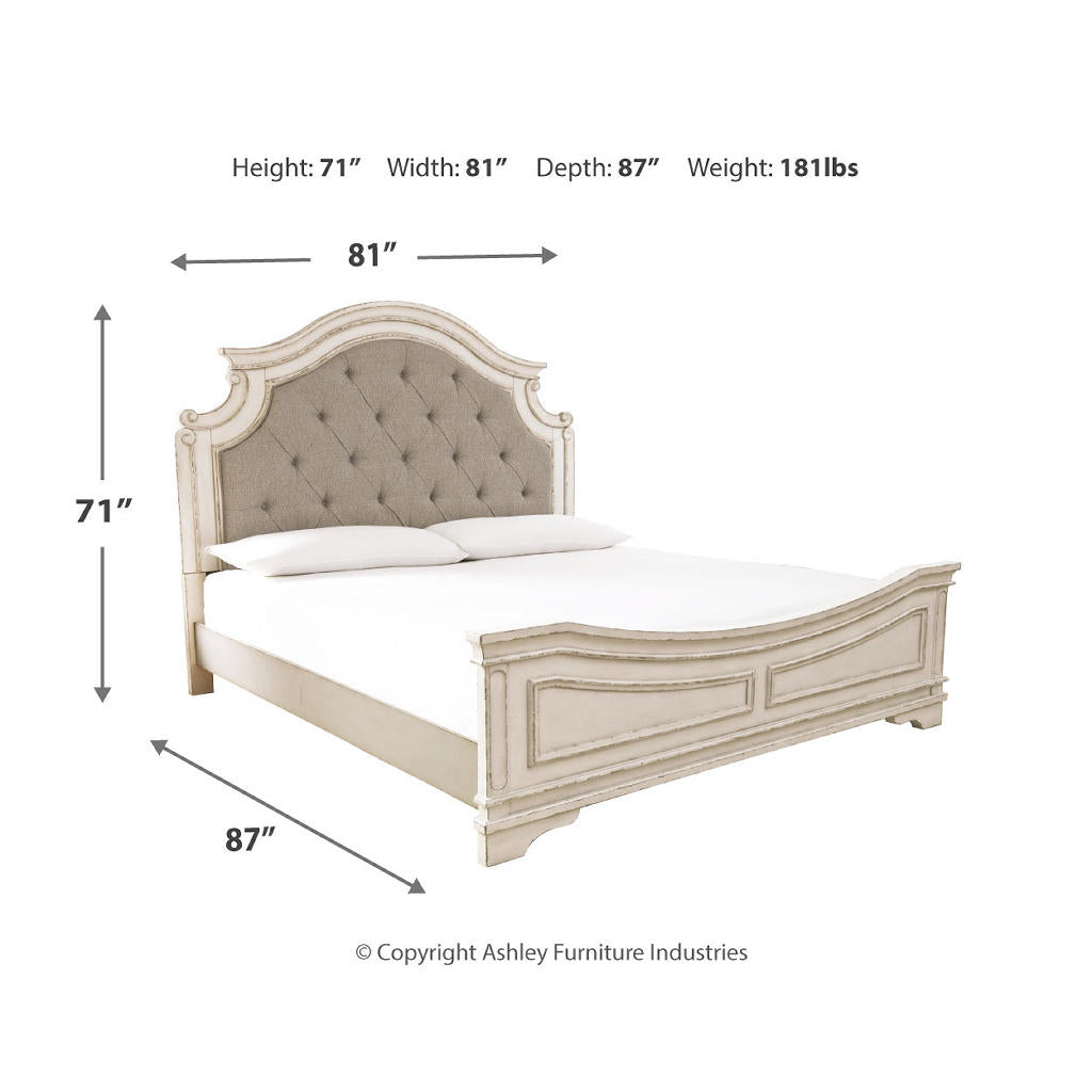 Realyn California King Bed, Dresser, Mirror and Nightstand Signature Design by Ashley® Uncategorized