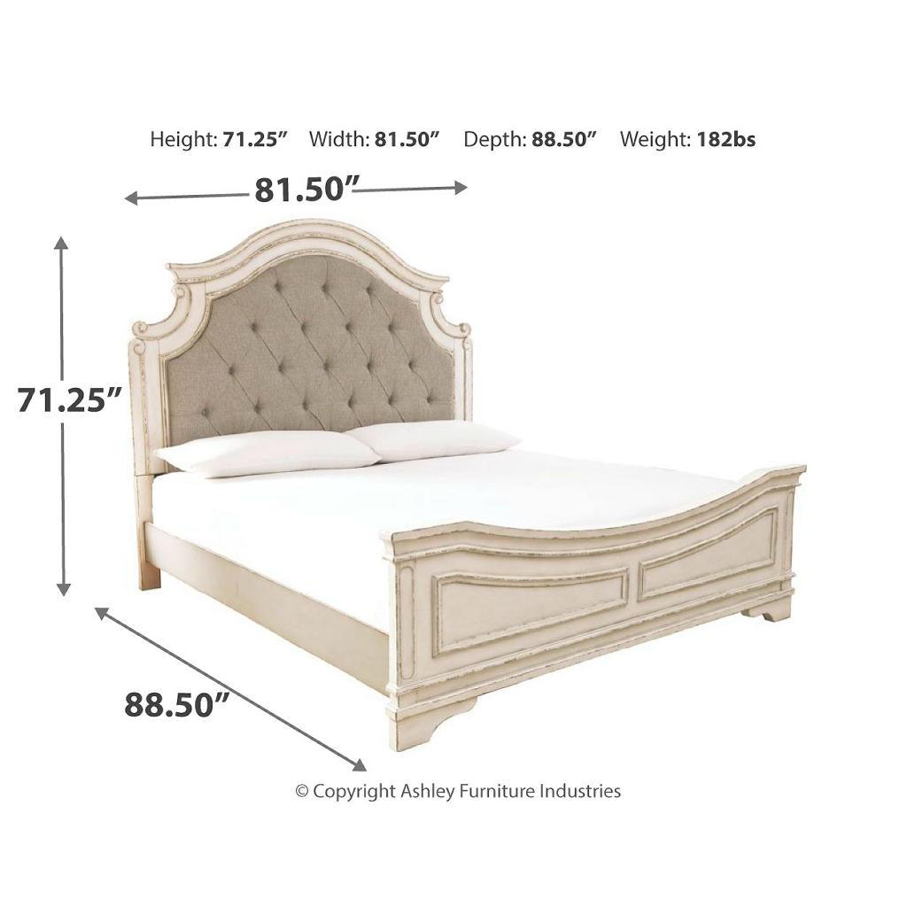 Realyn King Upholstered Panel Bed and Dresser Signature Design by Ashley® Uncategorized