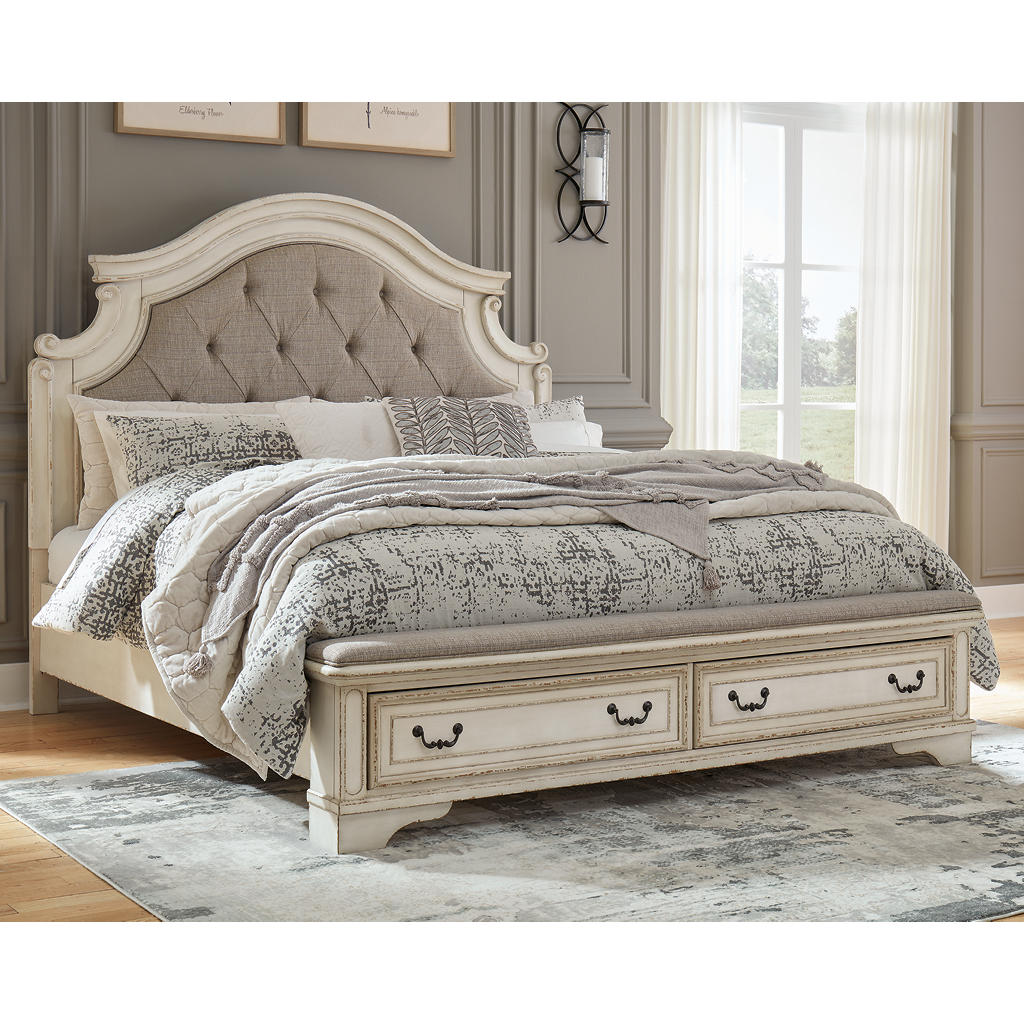 Realyn King Panel Storage Bed and Dresser Signature Design by Ashley® Uncategorized