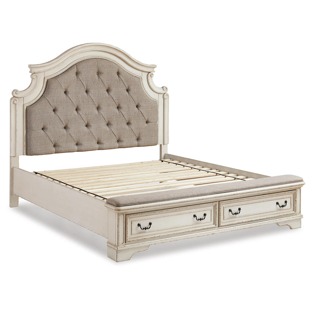 Realyn King Panel Storage Bed and Dresser Signature Design by Ashley® Uncategorized