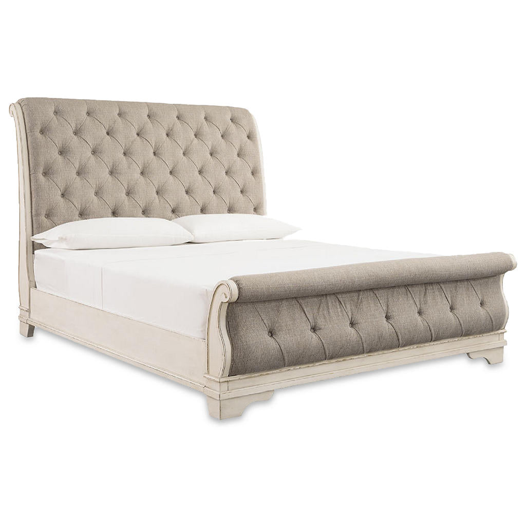 Realyn Queen Upholstered Sleigh Bed, Dresser and 2 Nightstands Signature Design by Ashley® Uncategorized