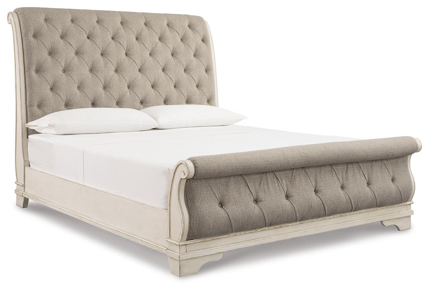 Realyn King Upholstered Sleigh Bed, Dresser and Nightstand Signature Design by Ashley® Bedroom