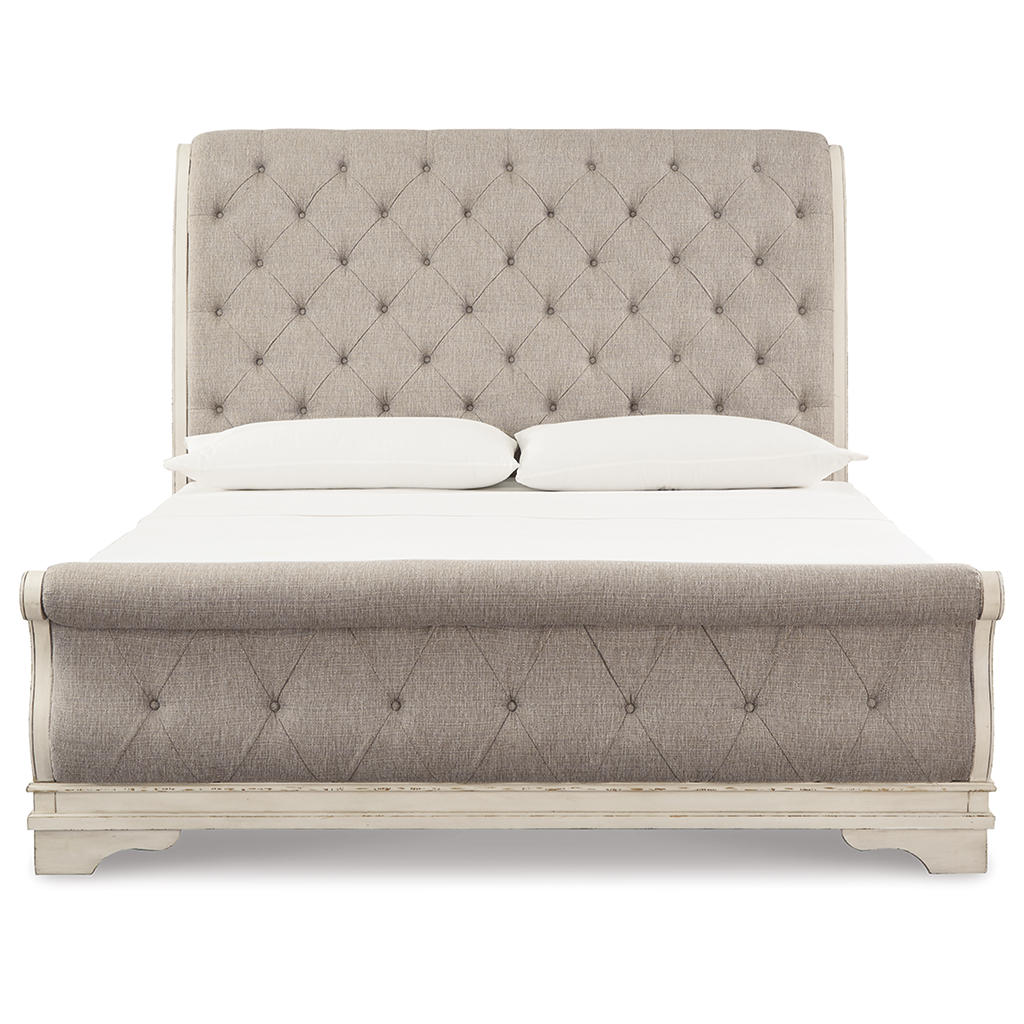 Realyn King Sleigh Bed, Dresser Mirror and Nightstand Signature Design by Ashley® Uncategorized