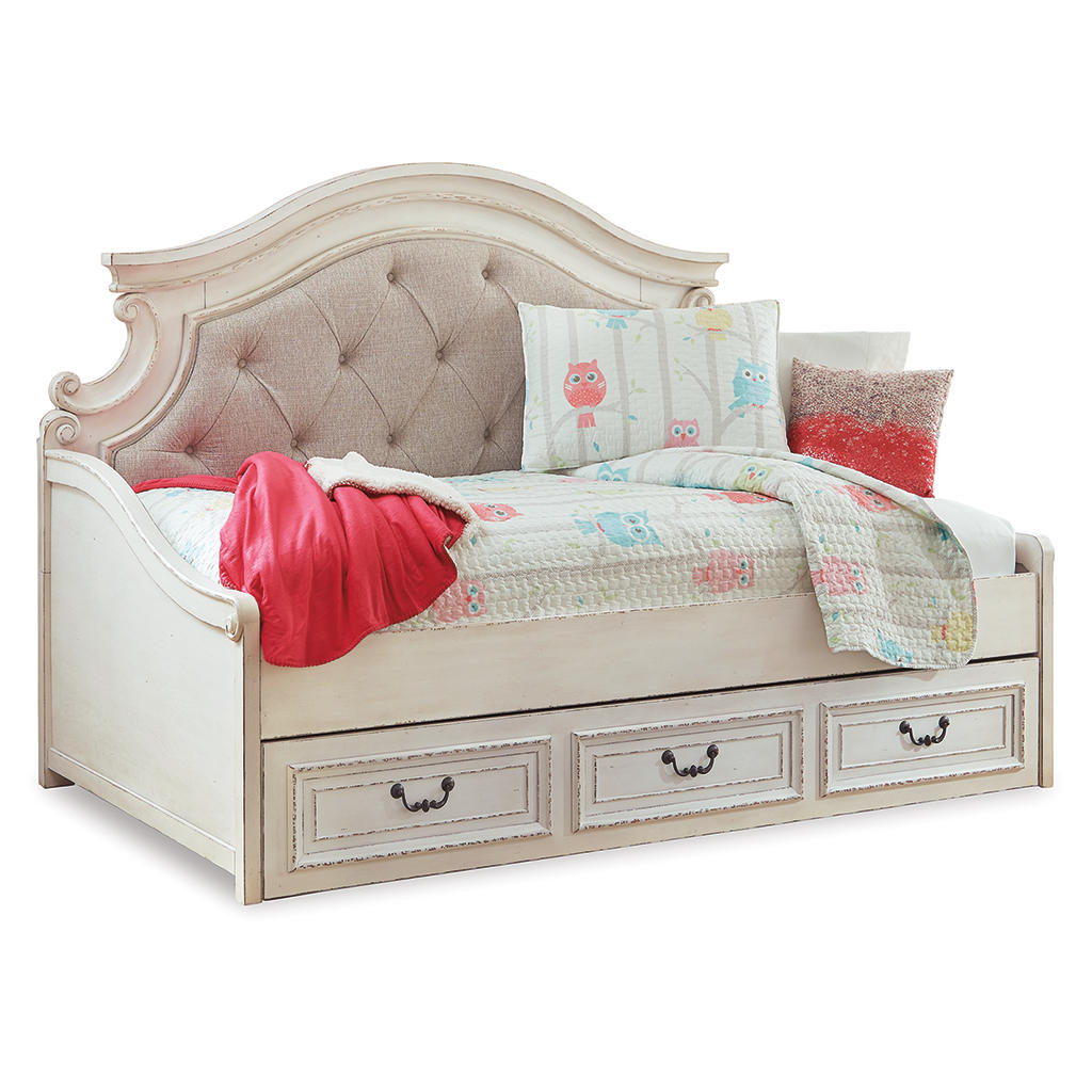 Realyn Twin Storage Day Bed and Nightstand Signature Design by Ashley® Uncategorized