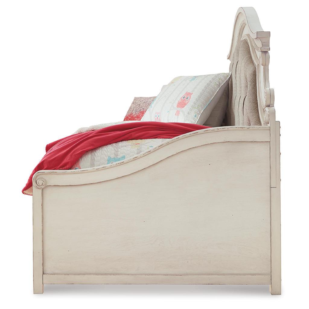 Realyn Twin Daybed with Storage — Chipped White Cottage Charm Signature Design by Ashley® Storage