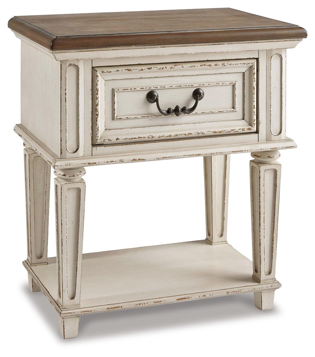 Realyn Twin Storage Daybed, Dresser and Nightstand