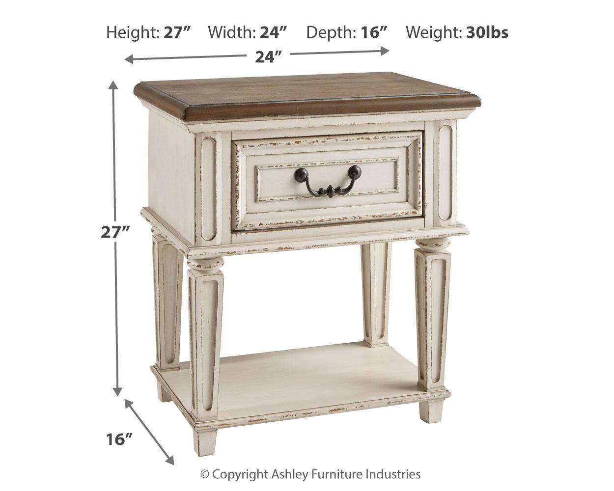 Realyn King Storage Bed, Dresser, Mirror, Chest, Vanity with Stool and 2 Nightstands
