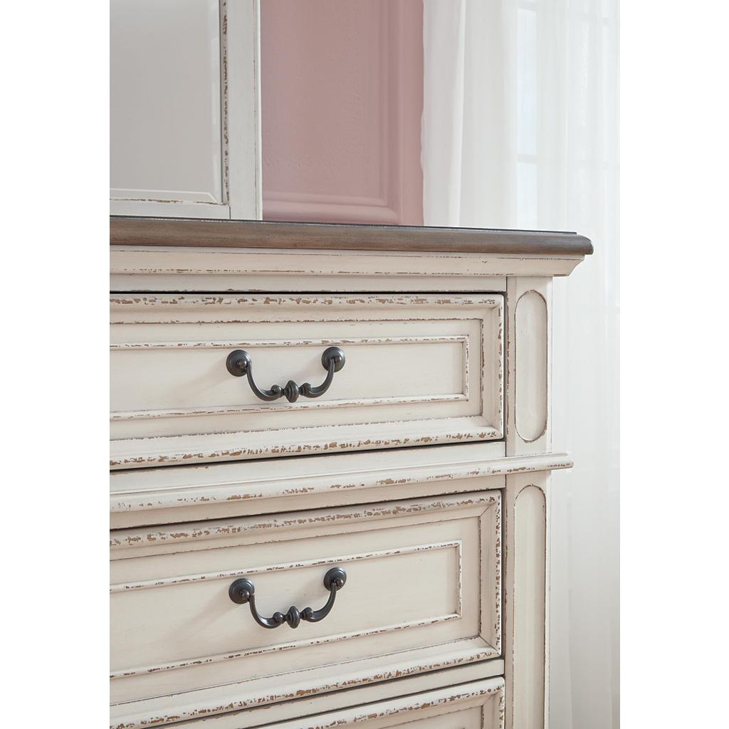 Realyn Dresser and Mirror Set — 7 Drawers Signature Design by Ashley® Bedroom