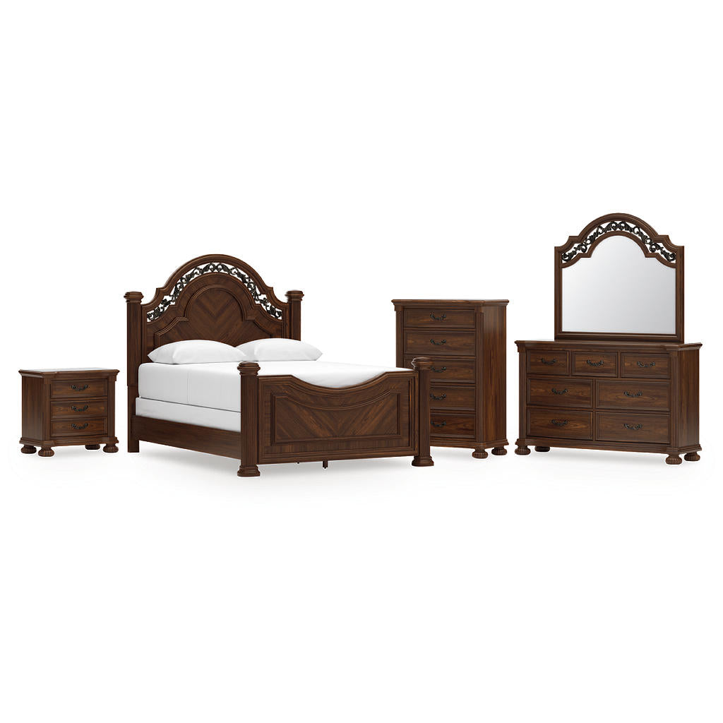 Lavinton Queen Poster Bed, Dresser, Mirror, Chest and Nightstand Signature Design by Ashley® Uncategorized