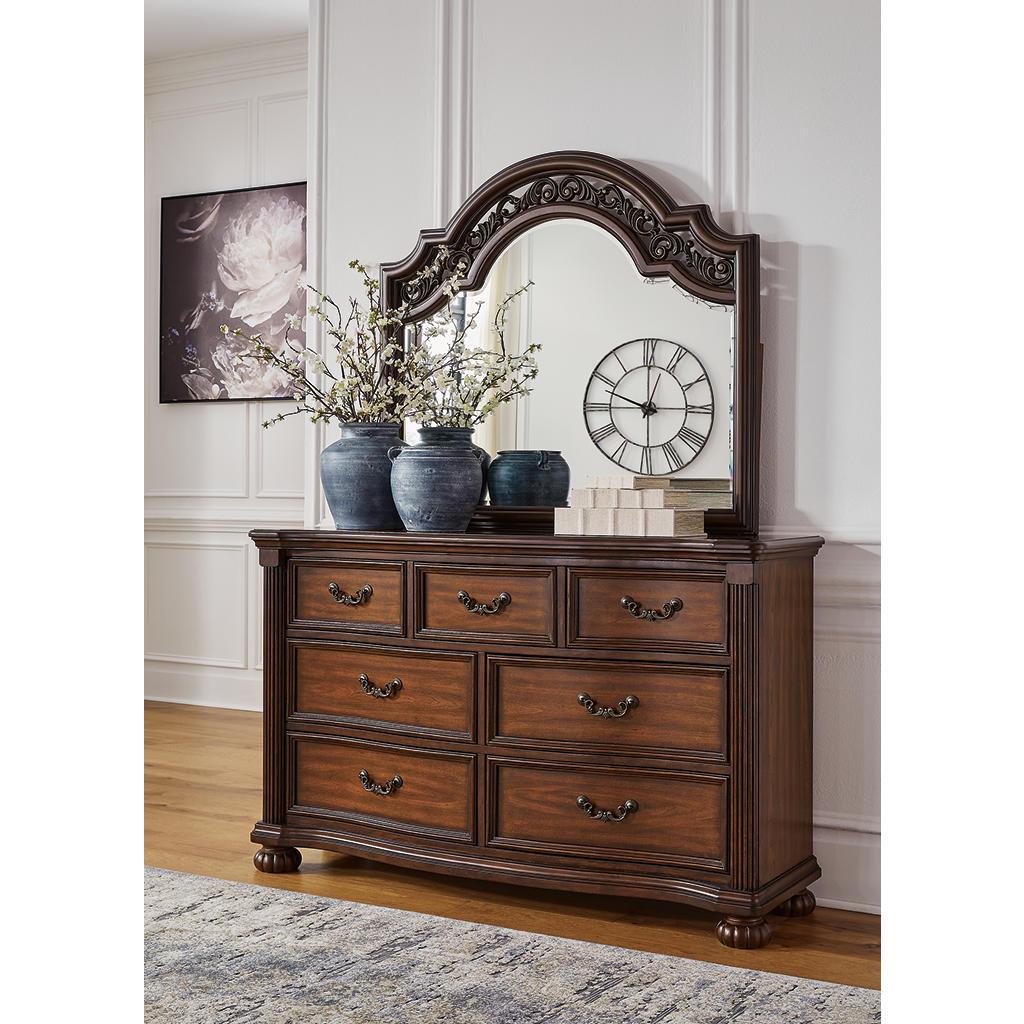 Lavinton Dresser and Mirror — Brown Signature Design by Ashley® Bedroom