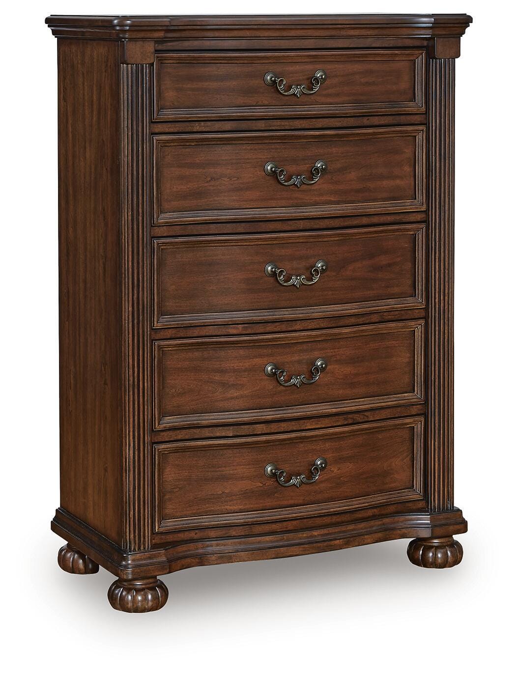 Lavinton King Poster Bed 6-Piece Set — Chest, Mirror, Nightstand Signature Design by Ashley® Bedroom