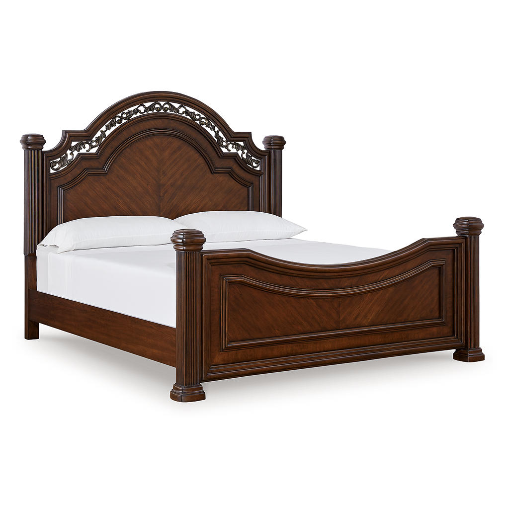 Lavinton King Poster Bed, Dresser, Mirror and Nightstand Signature Design by Ashley® Uncategorized