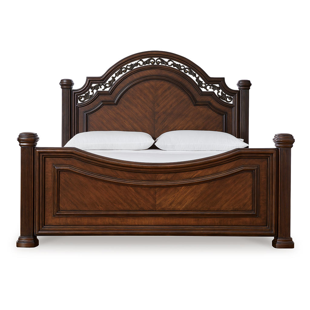 Lavinton King Poster Bed, Dresser, Mirror and Nightstand Signature Design by Ashley® Uncategorized