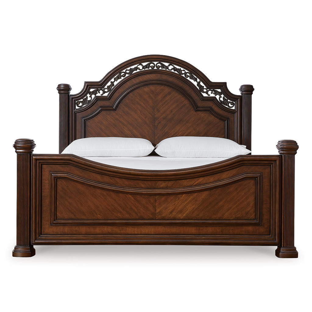 Lavinton Queen Poster Bed, Dresser, Mirror and Nightstand Signature Design by Ashley® Uncategorized