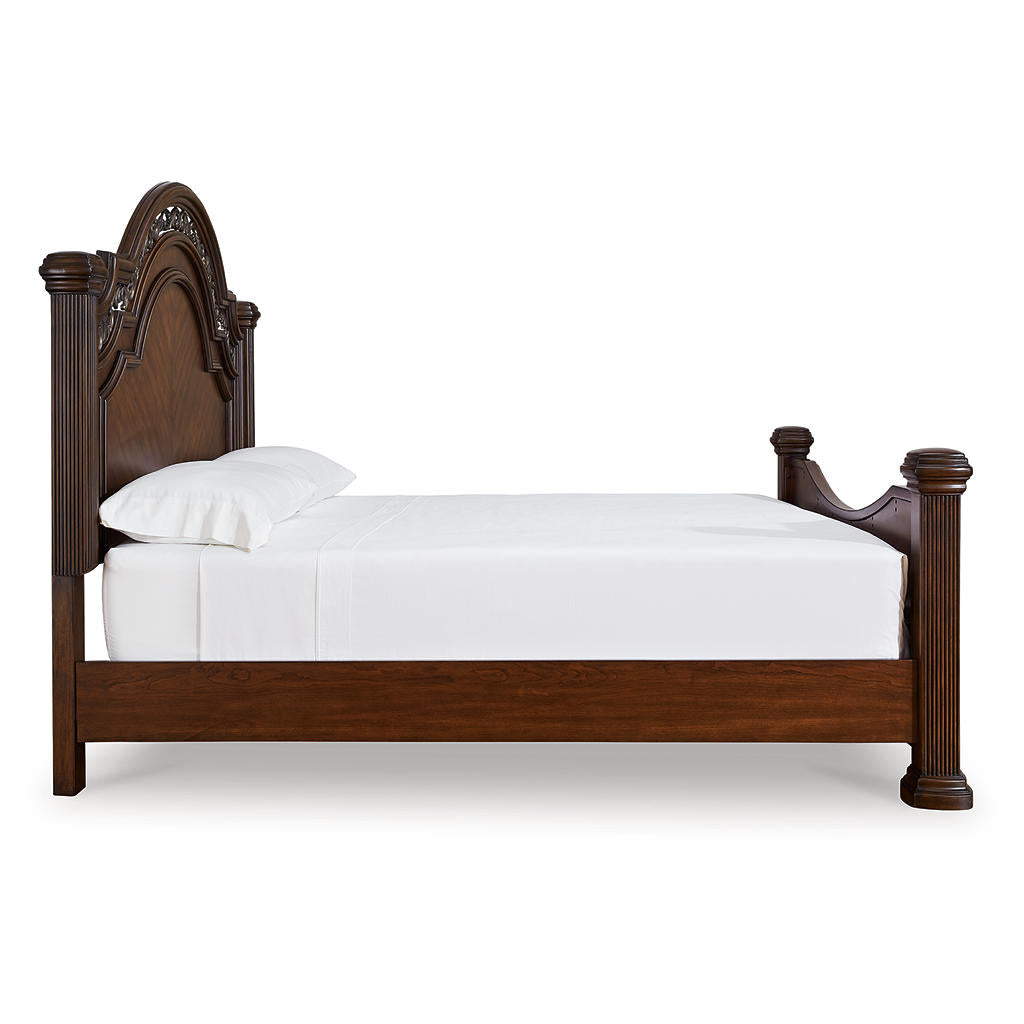 Lavinton King Poster Bed, Dresser, Mirror and Nightstand Signature Design by Ashley® Uncategorized