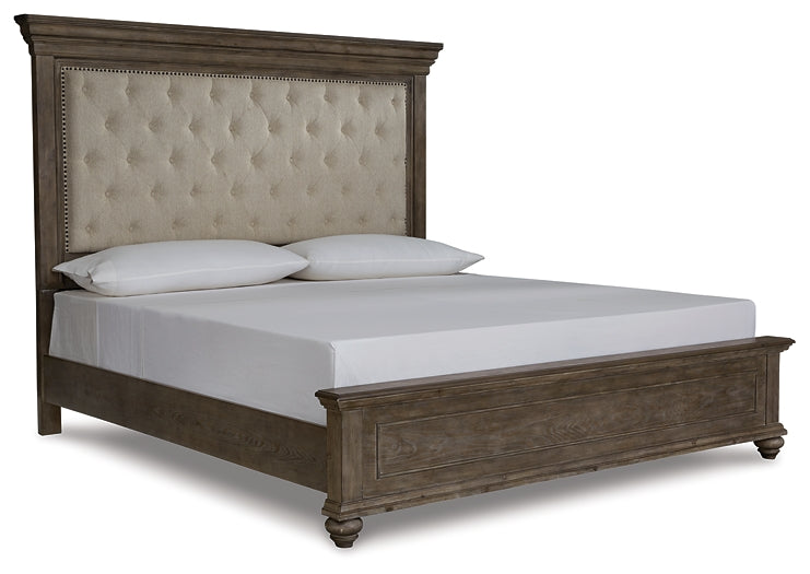 Johnelle California King Upholstered Panel Bed
