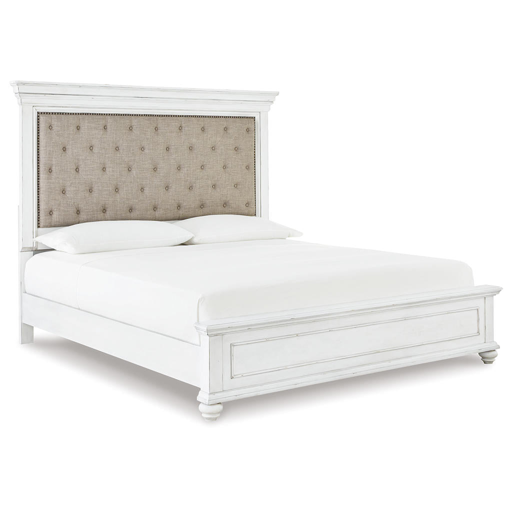 Kanwyn Queen Bed with Mirrored Dresser Benchcraft® Uncategorized