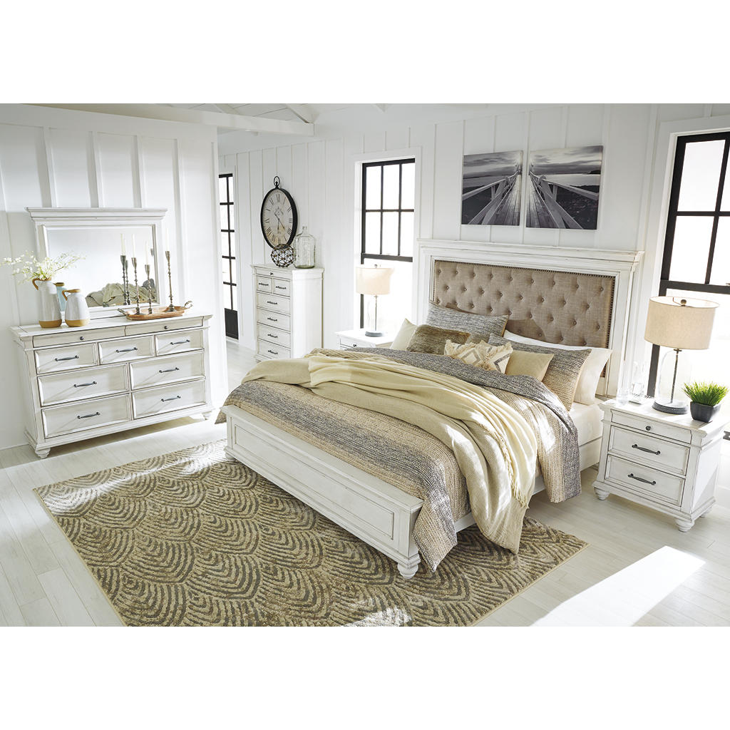 Kanwyn Queen Panel Bed with Dresser and Mirror Benchcraft® Uncategorized