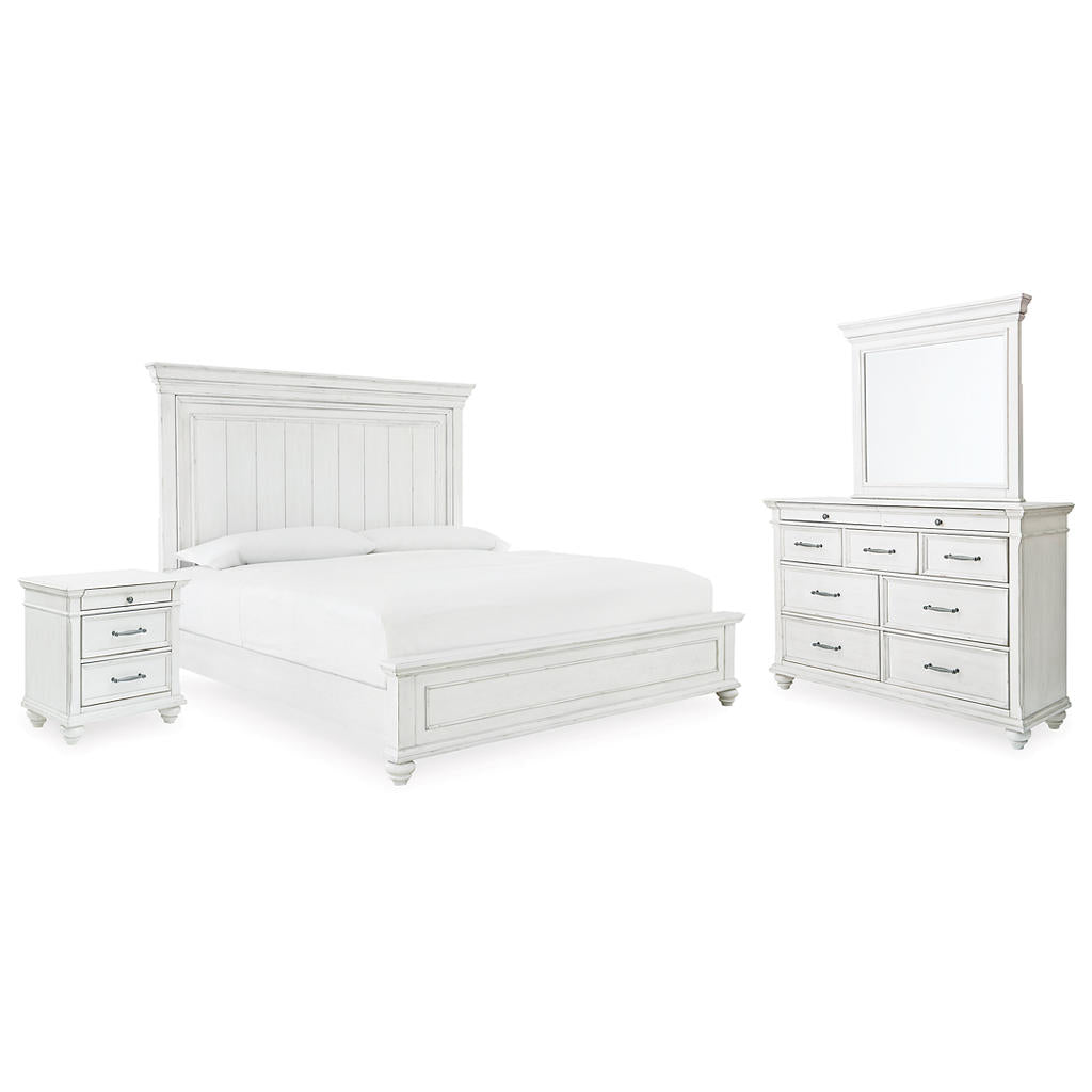 Kanwyn King Panel Bed, Dresser, Mirror and Nightstand Benchcraft® Uncategorized