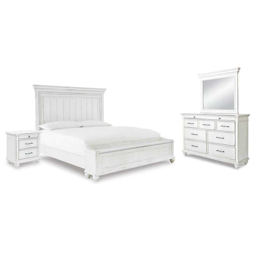 Kanwyn Queen Panel Storage Bed, Dresser, Mirror and Nightstand Benchcraft® Uncategorized