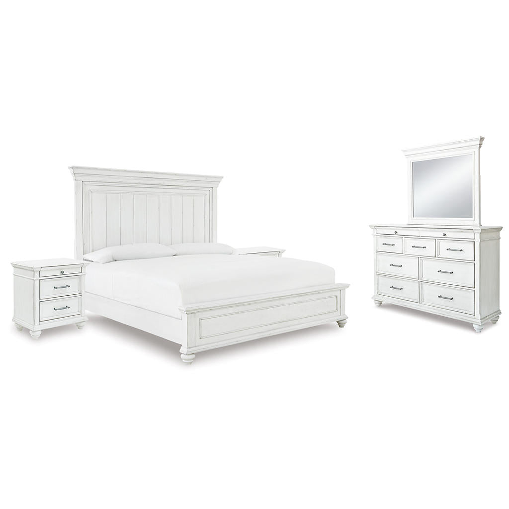 Kanwyn King Panel Bed, Dresser, Mirror and 2 Nightstands Benchcraft® Uncategorized