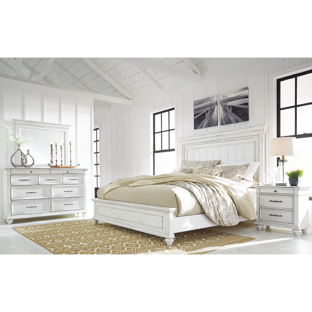 Kanwyn King Panel Bed, Dresser, Mirror and 2 Nightstands Benchcraft® Uncategorized