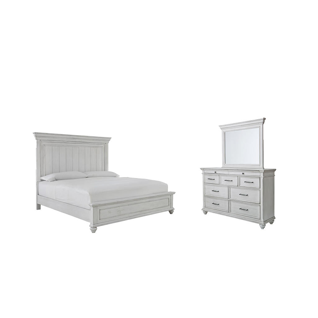 Kanwyn Queen Panel Bed with Dresser and Mirror Benchcraft® Uncategorized