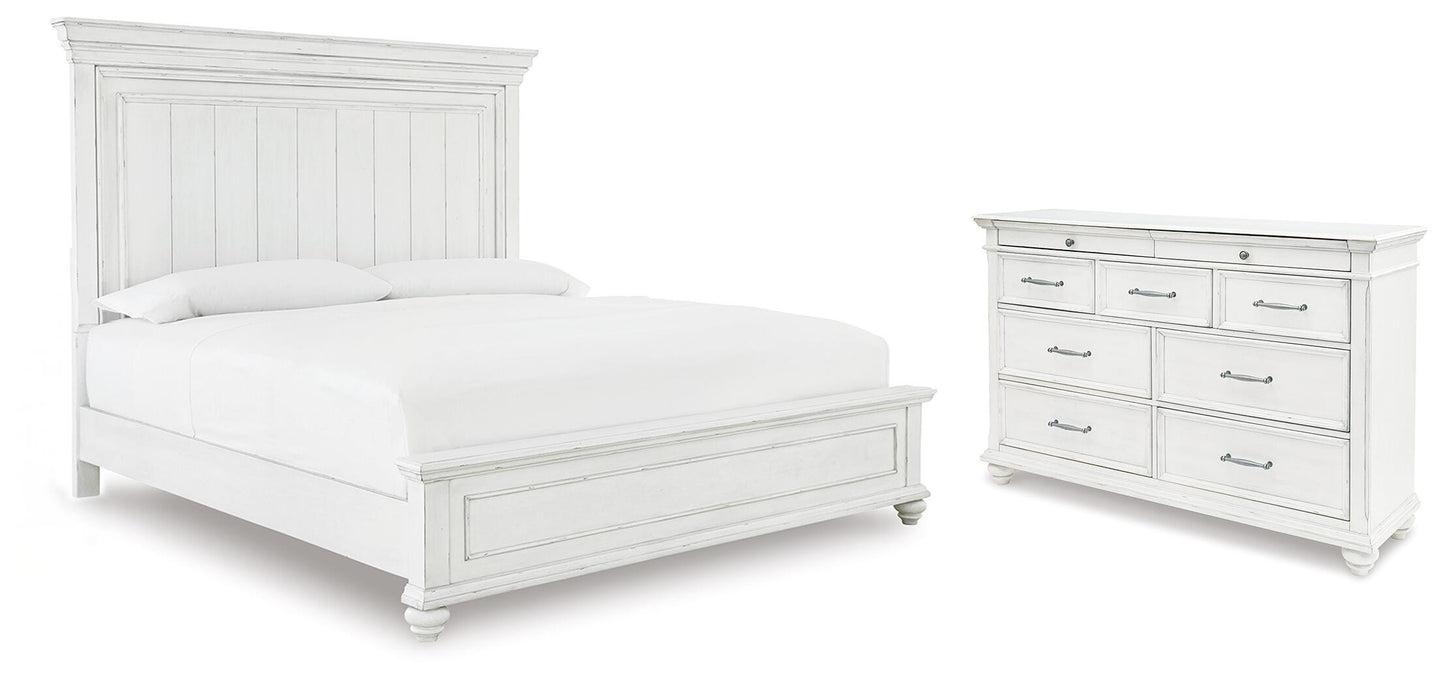 Kanwyn Queen Panel Bed and Dresser