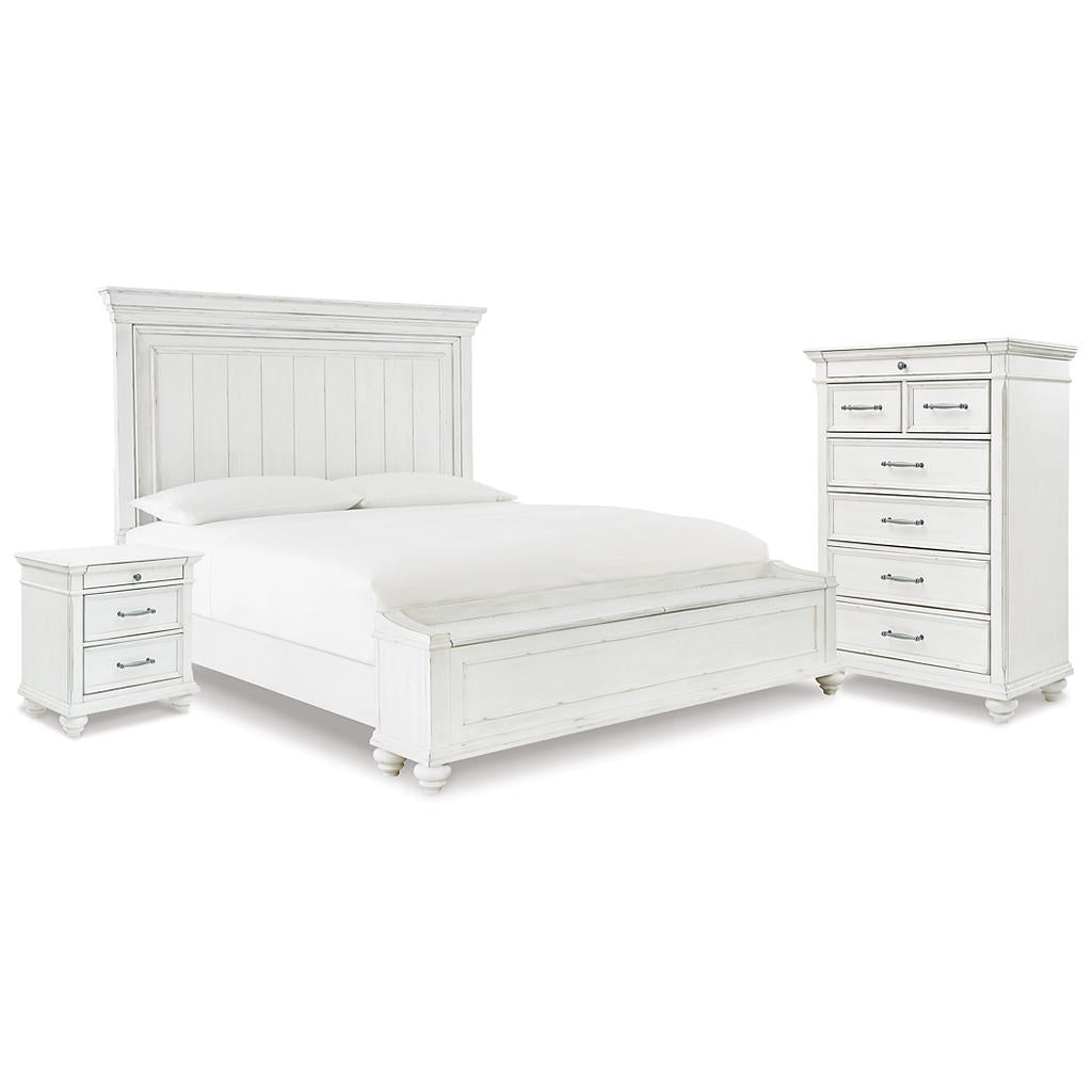 Kanwyn King Panel Storage Bed, Chest and Nightstand Benchcraft® Uncategorized