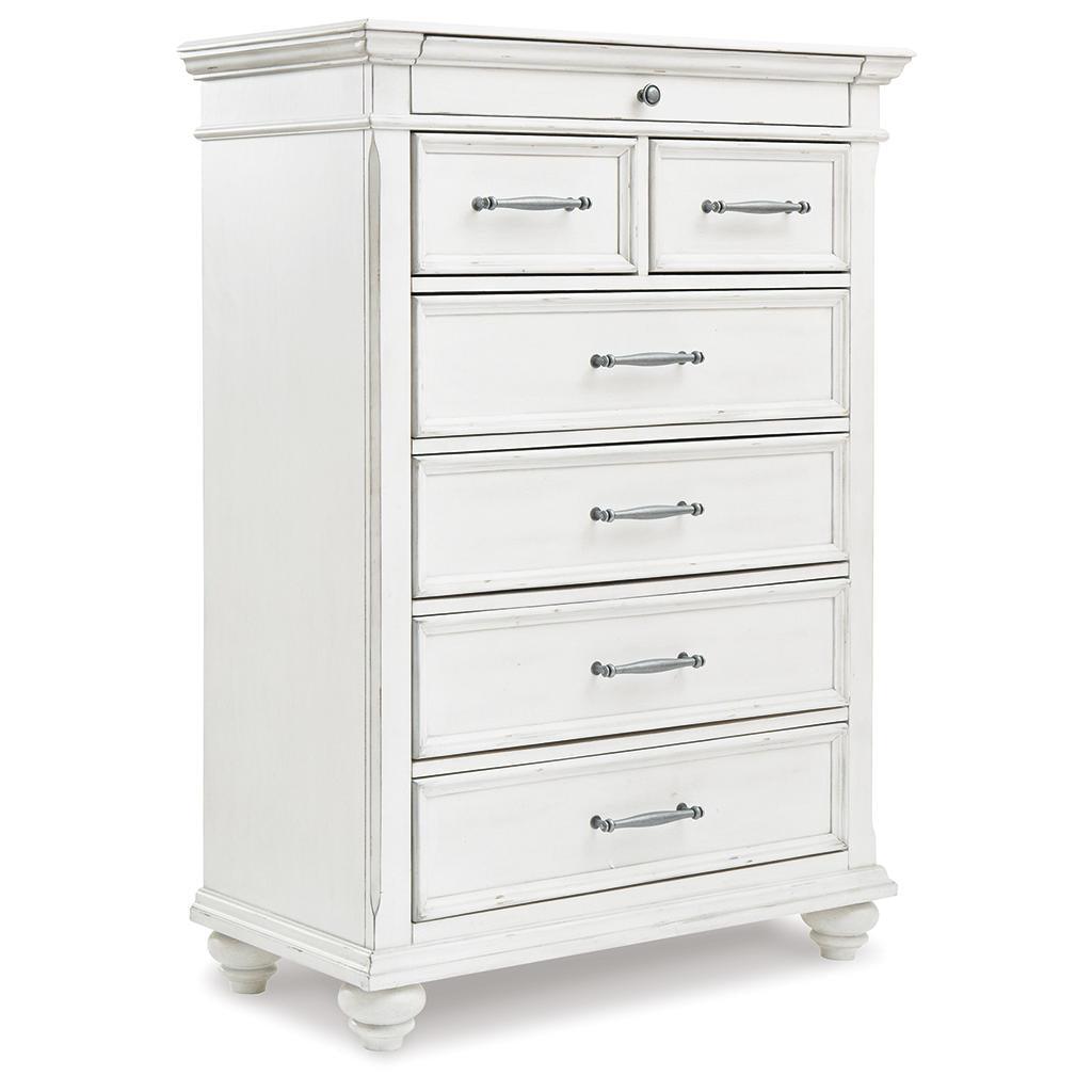 Kanwyn Chest of Drawers — Whitewash Benchcraft® Bedroom