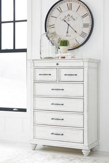 Kanwyn Chest of Drawers — Whitewash Benchcraft® Bedroom
