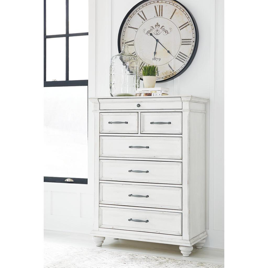 Kanwyn Chest of Drawers — Whitewash Benchcraft® Bedroom