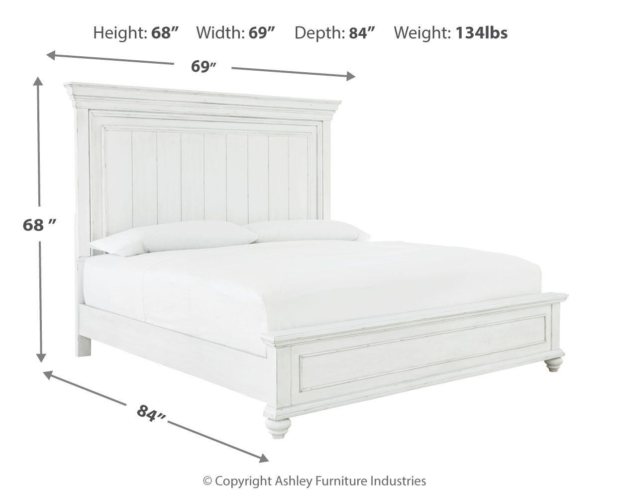 Kanwyn Queen Panel Bed and Dresser