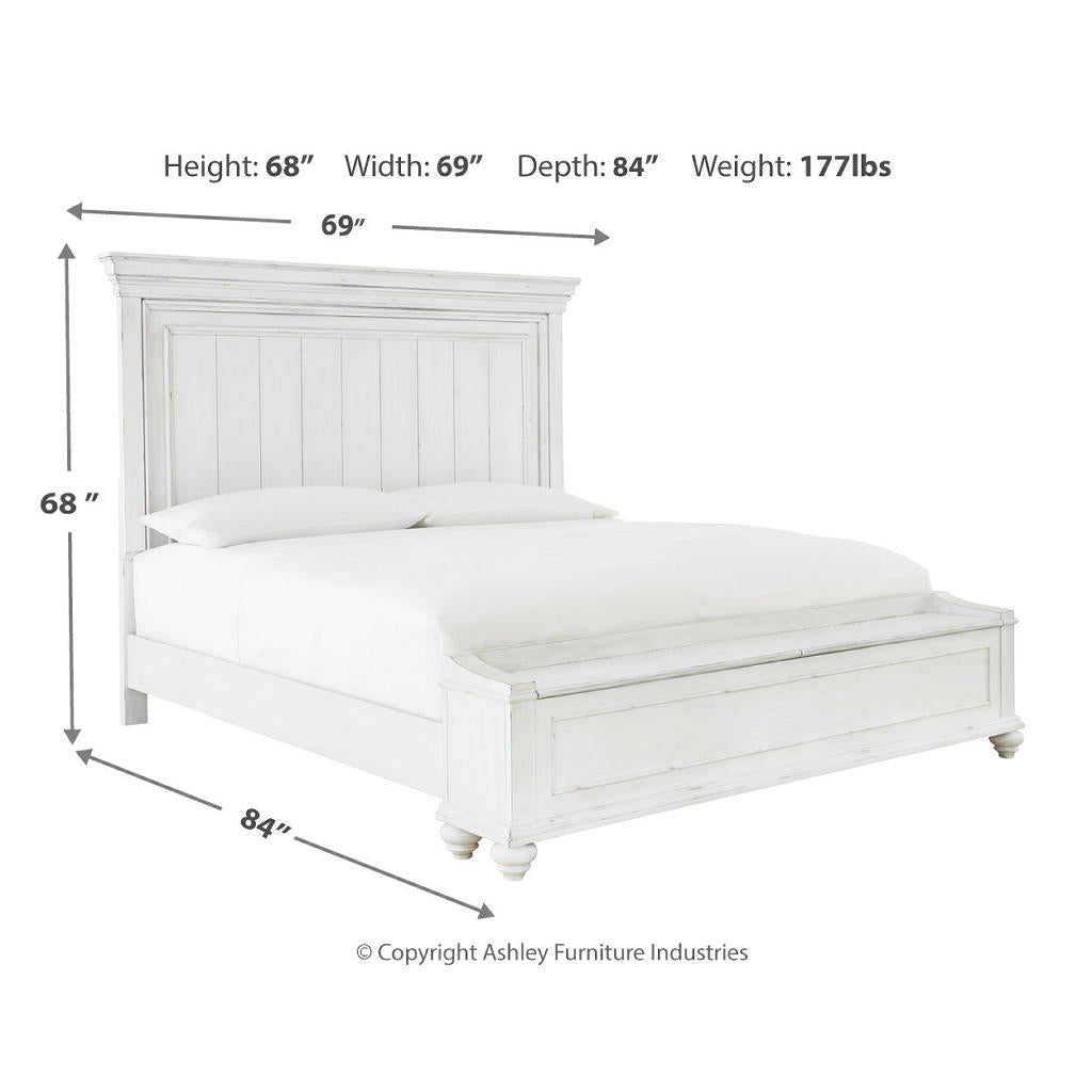 Kanwyn Queen Panel Storage Bed, Dresser, Mirror and Nightstand Benchcraft® Uncategorized