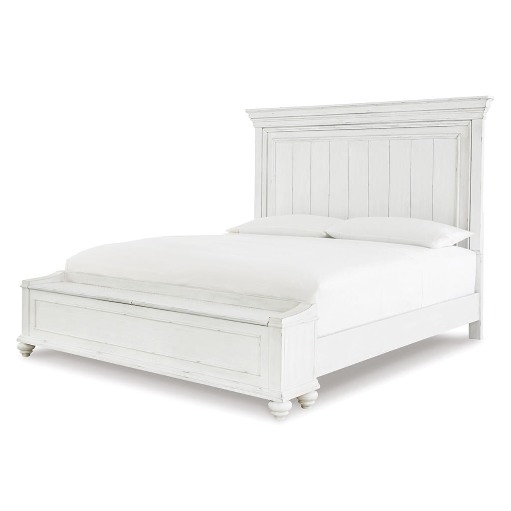 Kanwyn King Panel Bed with Storage, Dresser and Mirror Benchcraft® Uncategorized