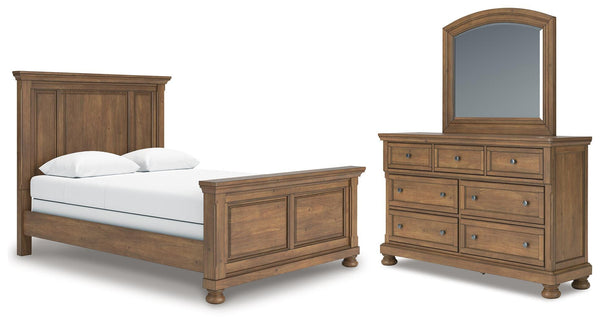 Feddinger Queen Panel Bed, Dresser and Mirror — 3-Piece Set Signature Design by Ashley® Bedroom