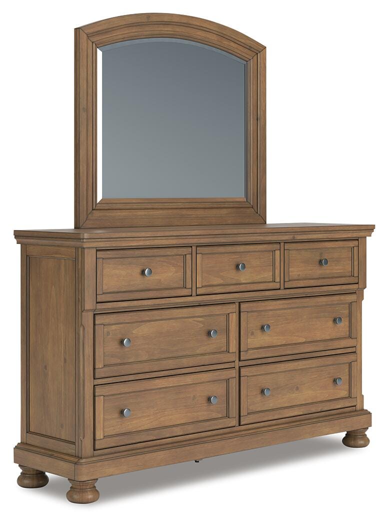 Feddinger Queen Panel Bed, Dresser and Mirror — 3-Piece Set Signature Design by Ashley® Bedroom
