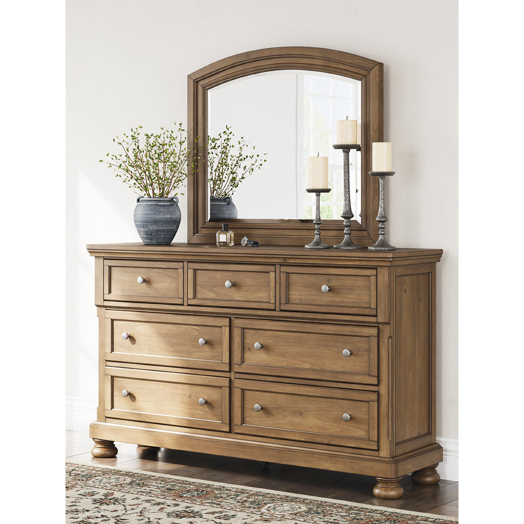 Feddinger Queen Sleigh Bed, Dresser, Mirror, Chest and Nightstand Signature Design by Ashley® Uncategorized