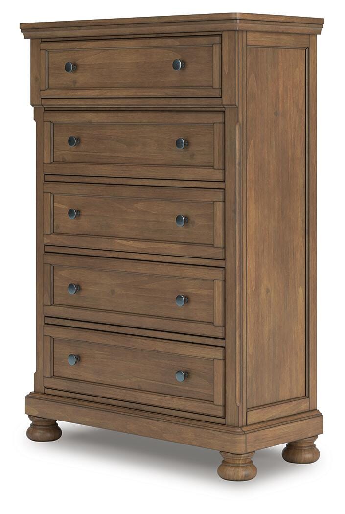 Feddinger Queen Panel Bed 7-Piece Set — Chest, 2 Nightstands Signature Design by Ashley® Bedroom