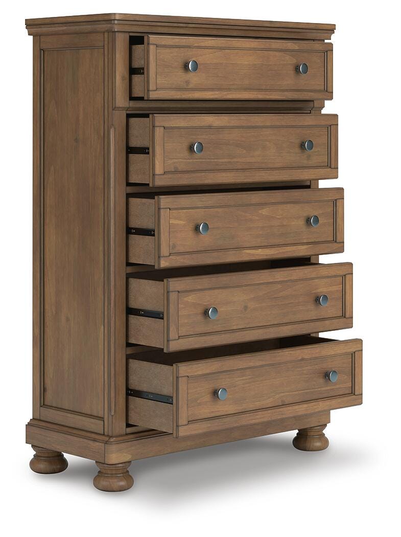 Feddinger Queen Panel Bed 7-Piece Set — Chest, 2 Nightstands Signature Design by Ashley® Bedroom