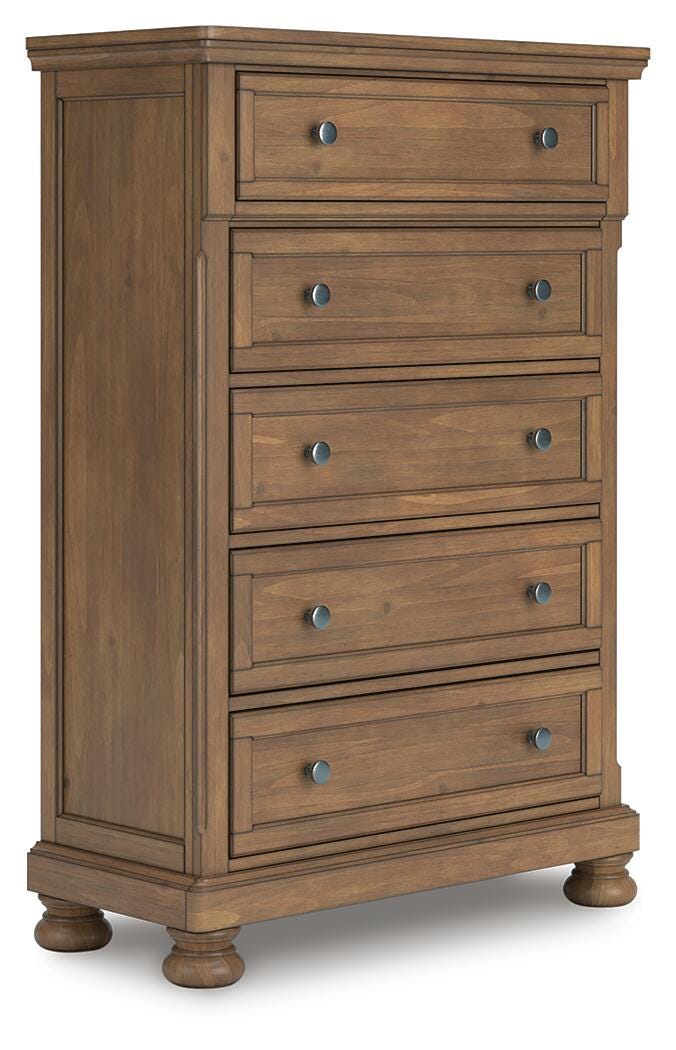 Feddinger Queen Panel Bed 7-Piece Set — Chest, 2 Nightstands Signature Design by Ashley® Bedroom