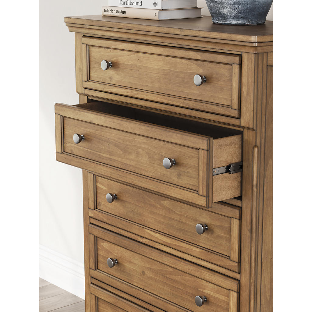 Feddinger King Panel Storage Bed, Dresser, Mirror, Chest and Nightstand Signature Design by Ashley® Uncategorized