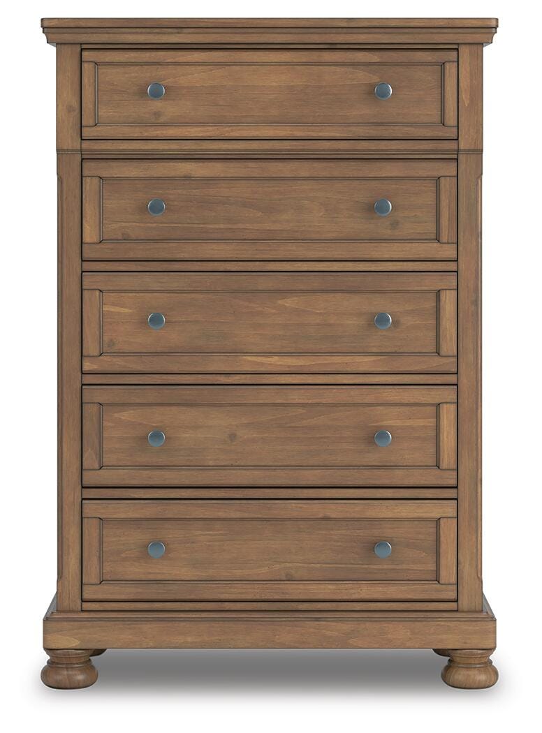 Feddinger Queen Panel Bed 7-Piece Set — Chest, 2 Nightstands Signature Design by Ashley® Bedroom