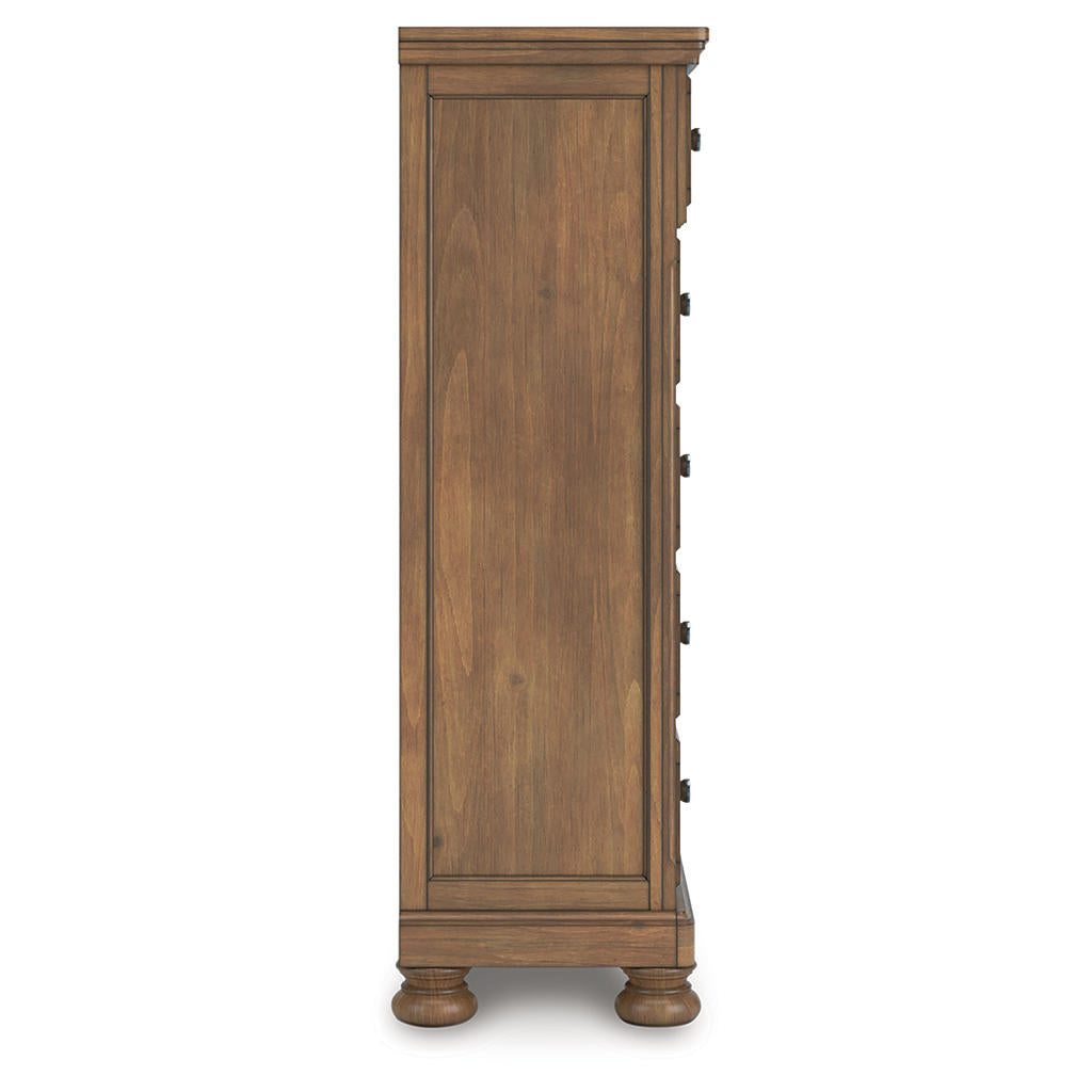 Feddinger Queen Sleigh Bed, Dresser, Mirror, Chest and Nightstand Signature Design by Ashley® Uncategorized