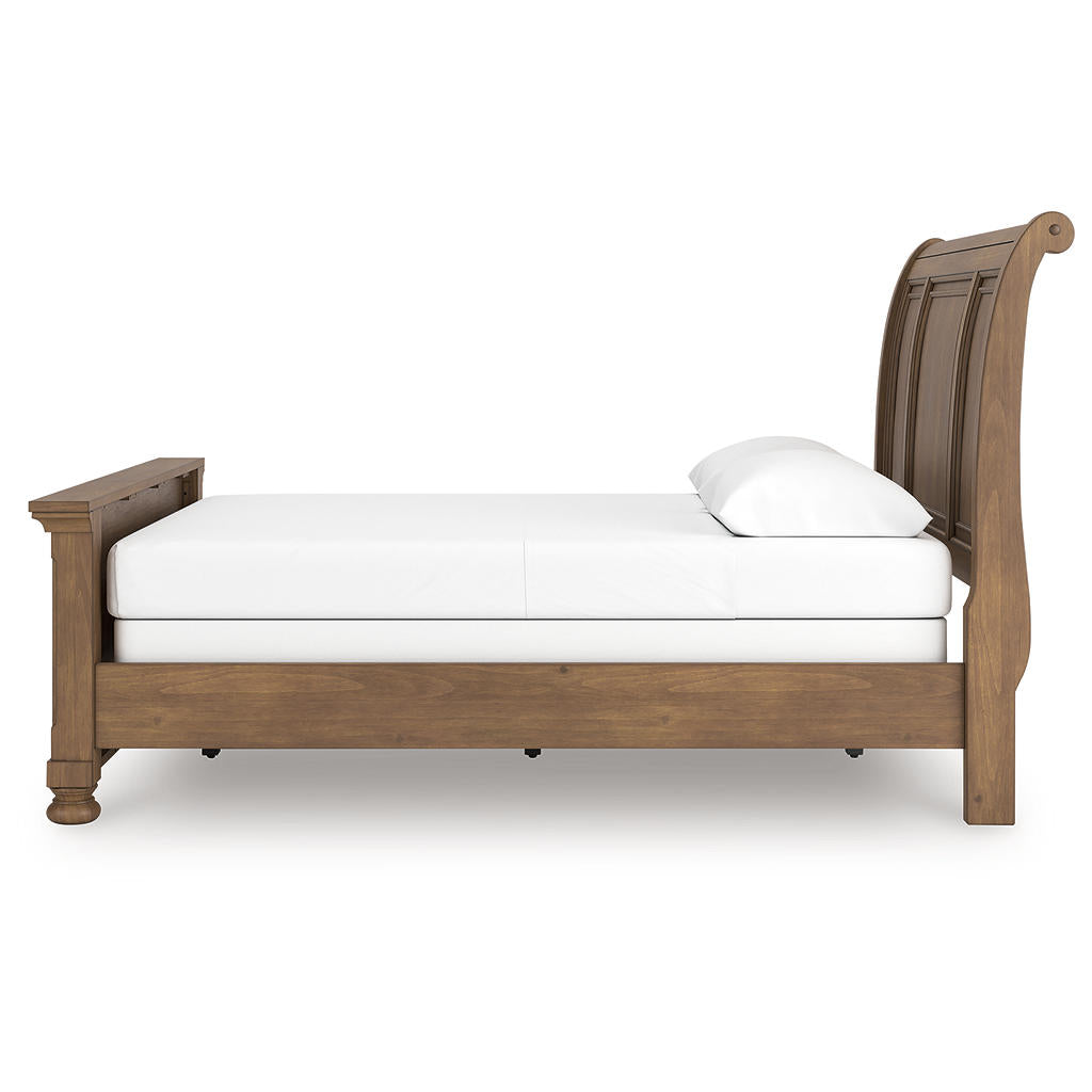 Feddinger Queen Sleigh Bed Signature Design by Ashley® Bedroom