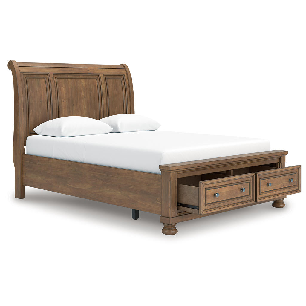 Feddinger Queen Storage Sleigh Bed Signature Design by Ashley® Bedroom