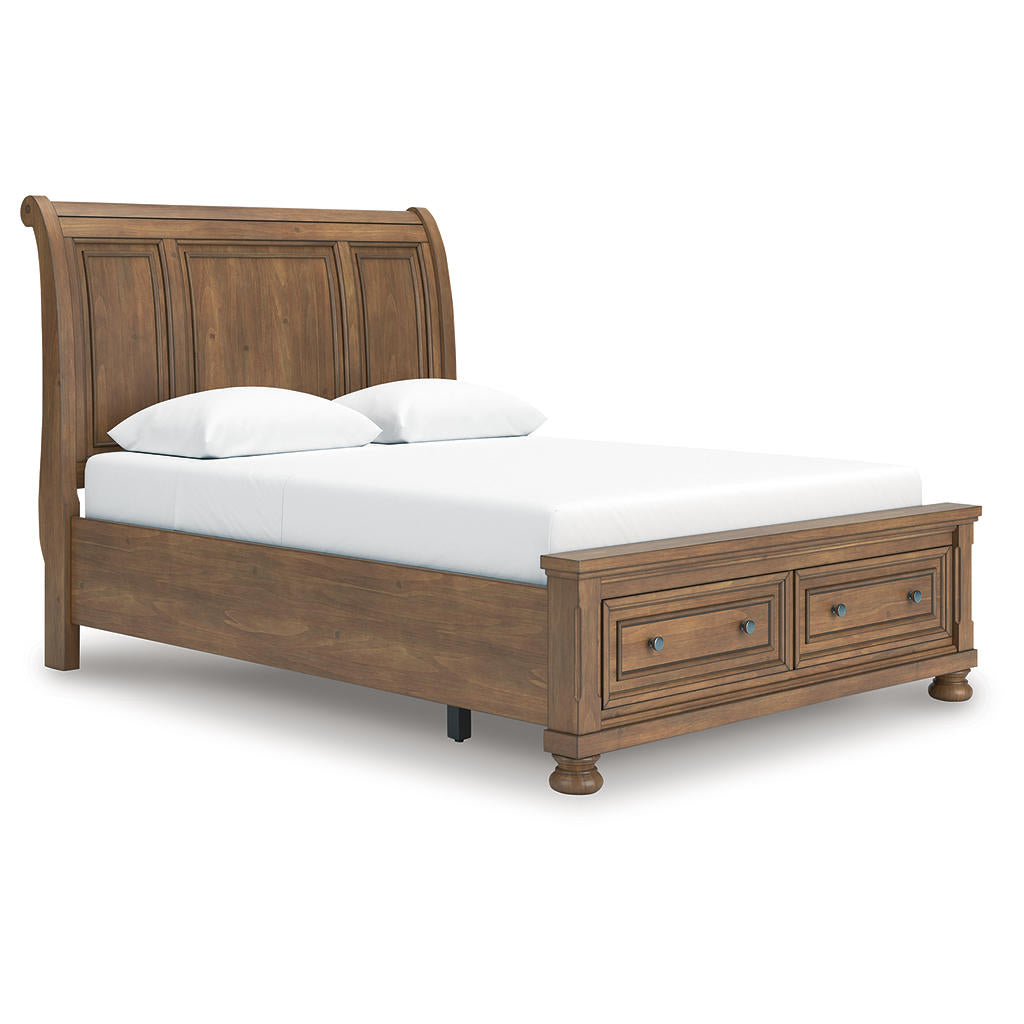 Feddinger Queen Storage Sleigh Bed Signature Design by Ashley® Bedroom